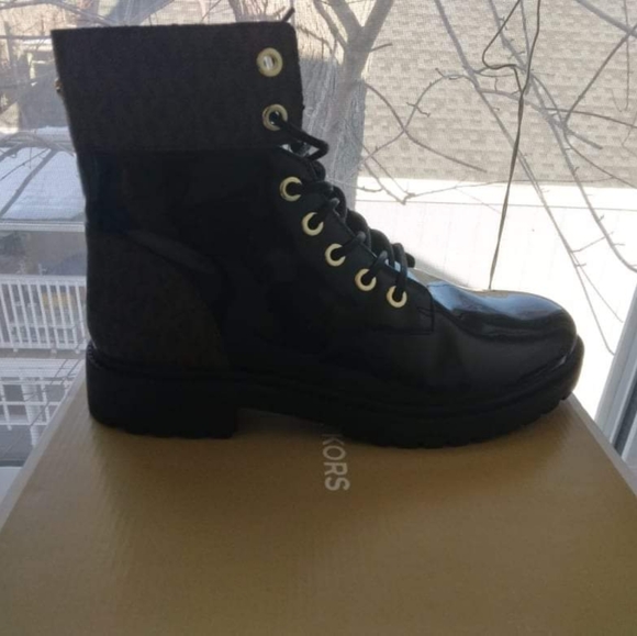 Michael Kors Alistair Combat Boot - Picture 3 of 5